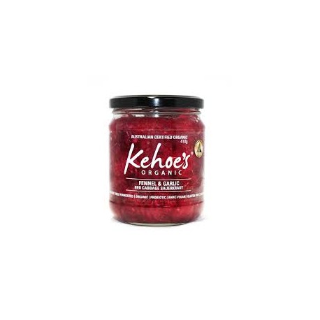 KEHOES FENNEL AND GARLIC SAUERKRAUT 410G