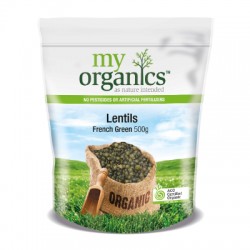 MY ORGANICS FRENCH GREEN LENTILS 500G