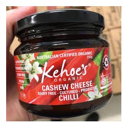 KEHOE'S ORGANIC CASHEW CHEESE CHILLI 250G