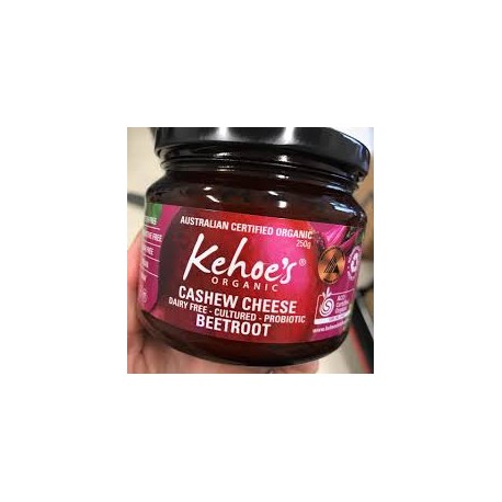 KEHOE'S ORGANIC CHASHEW CHEESE BEETROOT 250G