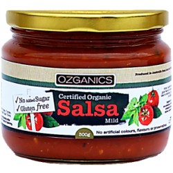 OZGANICS MILD SALSA GLUTEN FREE 320G