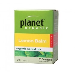 PLANET ORGANIC LEMON BALM 25 BAGS