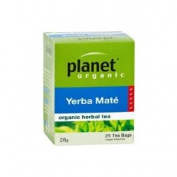 PLANET ORGANIC YERBA MATE TEA BAGS 25PK 34G