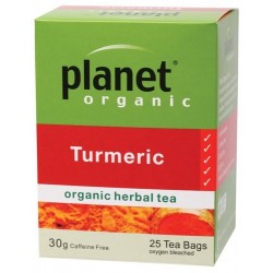 PLANET ORGANIC TURMERIC 25 BAGS