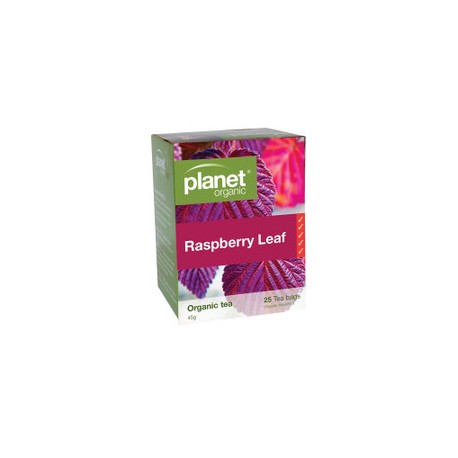 PLANET ORGANIC RASPBERRY LEAF 25 TEA BAGS 35G