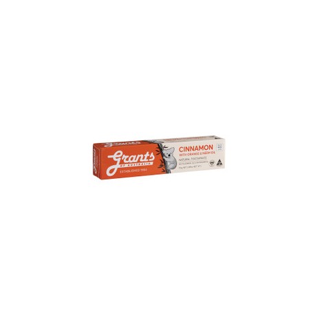 GRANTS OF AUSTRALIA CINNAMON ORANGE AND NEEM OIL TOOTHPASTE 110G