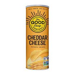 THE GOOD CRISP GF CHEDDAR CHEESE POTATO CRISPS 160G