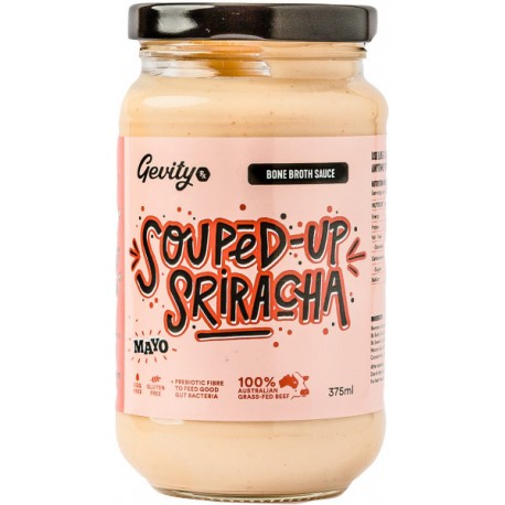 GEVITY RX SOUPED UP SRIRACHA MAYO WITH BONE BROTH 375ML