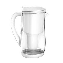 ECOBUD GENTOO GLASS WATER FILTER JUG 1.5L WHITE