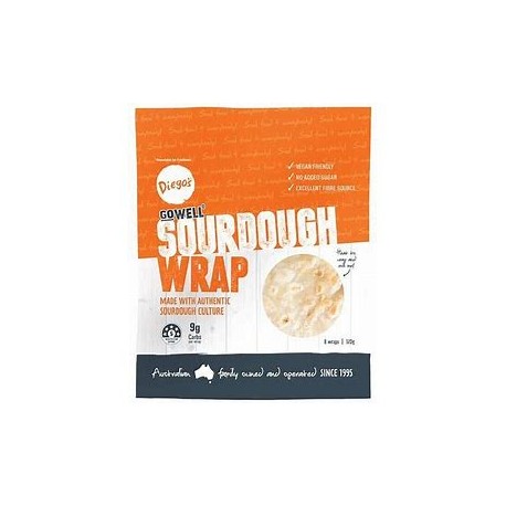 DIEGOS SOURDOUGH WRAPS 320G