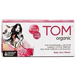 TOM ORGANIC MINI TAMPONS 16 PACK