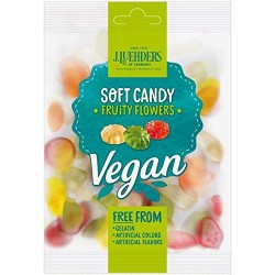 J LUEHDERS VEGAN FRUITY FLOWERS SOFT CANDY 80G