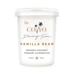 COYO ORGANIC COCONUT YOGHURT ALTERNATIVE VANILLA BEAN 500G