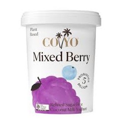 COYO ORGANIC COCONUT YOGHURT ALTERNATIVE MIXED BERRY 500GM