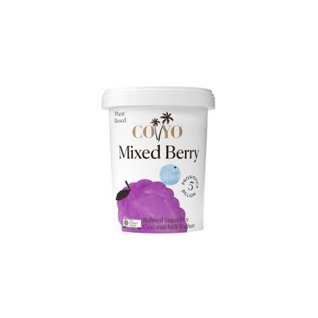 COYO ORGANIC COCONUT YOGHURT ALTERNATIVE MIXED BERRY 500GM