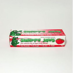 NATURES GOODNESS SNAPPY JAWS TOOTHPASTE STRAWBERRY 75G