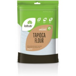 LOTUS ORGANIC TAPIOCA FLOUR 500G