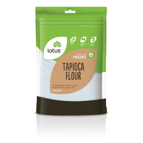 LOTUS ORGANIC TAPIOCA FLOUR 500G