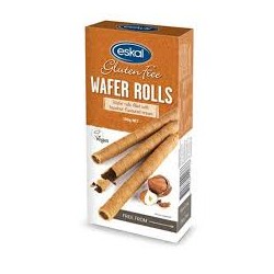 ESKAL GLUTEN FREE WAFER ROLLS HAZELNUT CREAM 100G