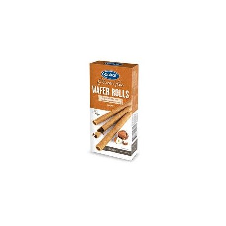 ESKAL GLUTEN FREE WAFER ROLLS HAZELNUT CREAM 100G