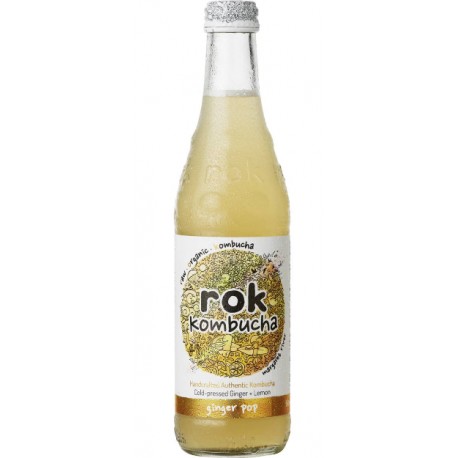 ROK GINGER POP KOMBUCHA 330ML