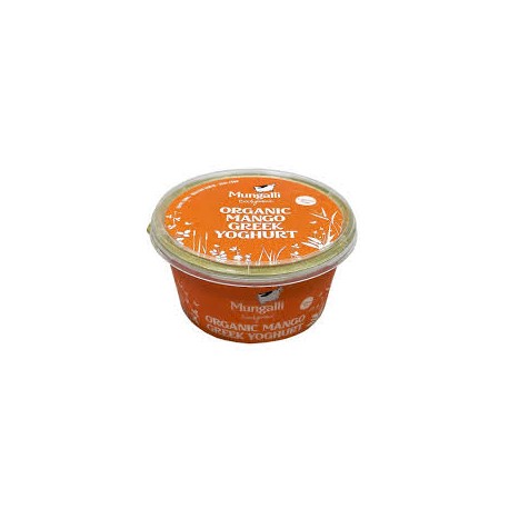 MUNGALLI ORGANIC MANGO GREEK YOGHURT LACTOSE FREE 375G