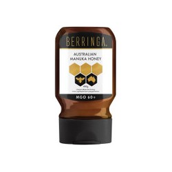 BERRINGA AUSTRALIAN MANUKA HONEY MGO 60 PLUS 400G SQUEEZE