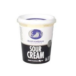 BARAMBAH ORGANICS SOUR CREAM 200G