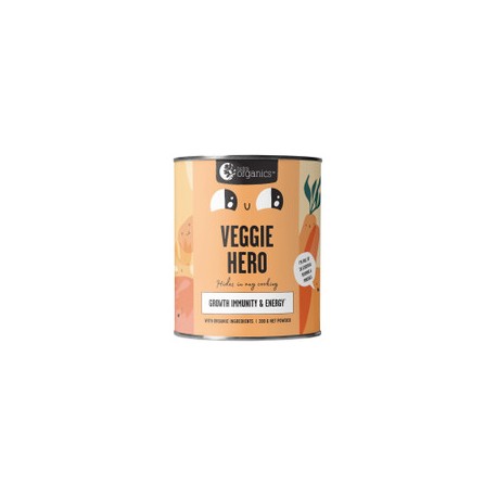 NUTRA ORGANICS VEGGIE HERO GROWTH IMMUNITY AND ENERGY 200G POWDER