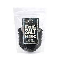 CHEFS CHOICE BLACK SEA SALT FLAKES 180G