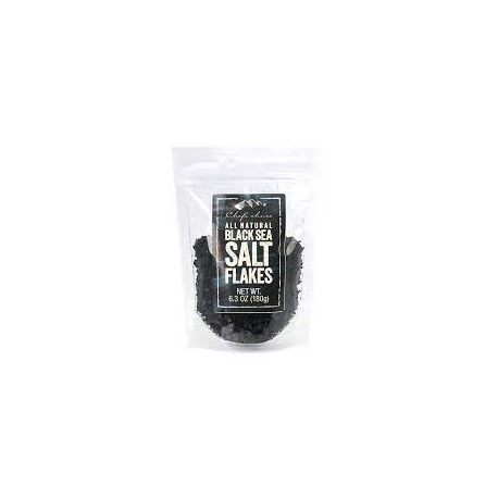 CHEFS CHOICE BLACK SEA SALT FLAKES 180G