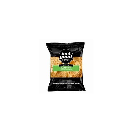 FEEL GOOD FOODS ORGANIC SALTED CORN CHIPS 400G